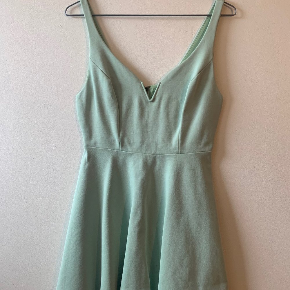 Mint/sage party dress